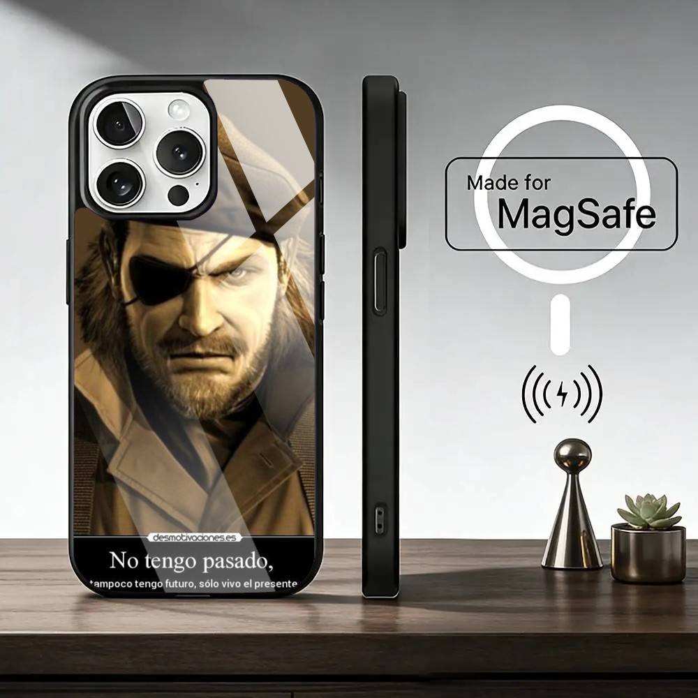 G-Game Metal Gear Solid  Phone Case For iPhone17,16,15,14,13,12,11 Plus,Pro Magnetic For Magsafe Wireless Charging