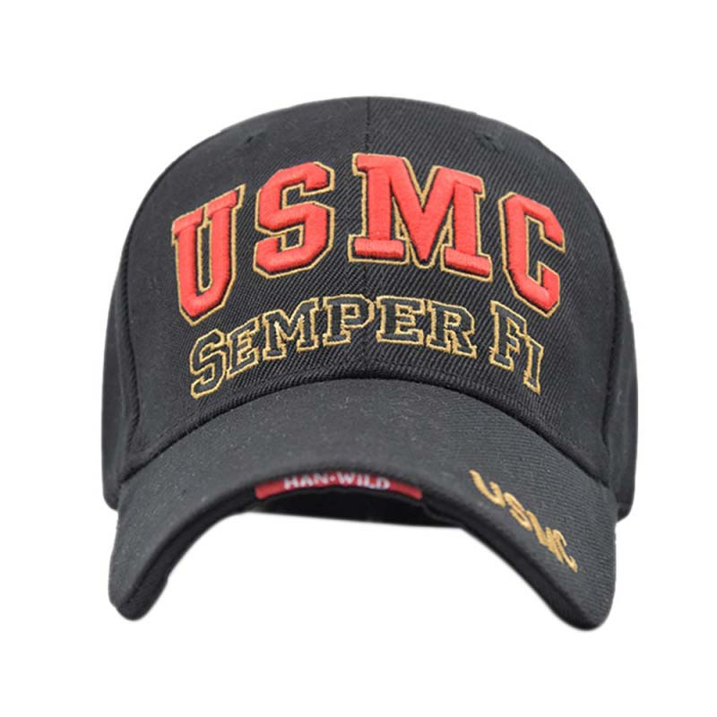 High Quality Baseball Caps Outdoor Sports Cap USMC Hat Embroidery Visor Cap Curved Brim Hat Men Women Casquette Gorras