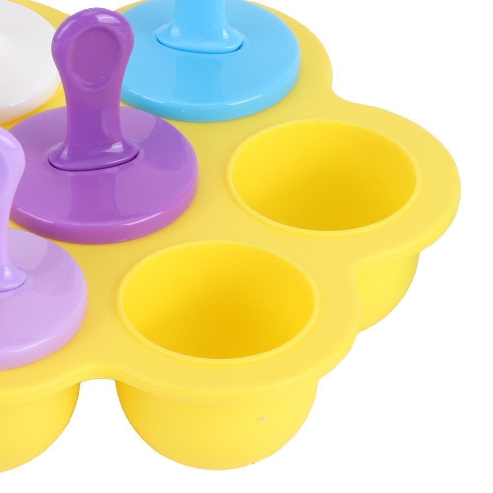Reusable Silicone Popsicle Molds BPA Free DIY Mold Silicone Ice Cream Molds Household Kitchen