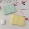Candy Color Mini Clutch Bags Quilted Female Handbags Portable Storage Bag