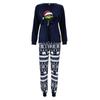 Christmas Prints Family Matching Long Sleeve Tops+Pants Set Family Matching Sets