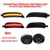 For 2016-2025 Mazda Miata MX-5 Clear Smoked LED Bumper Side Marker Light NA1J-51-5F0B NA1J-51-5E0B NA1J-51-5J0C,NA1J-51-5H0C