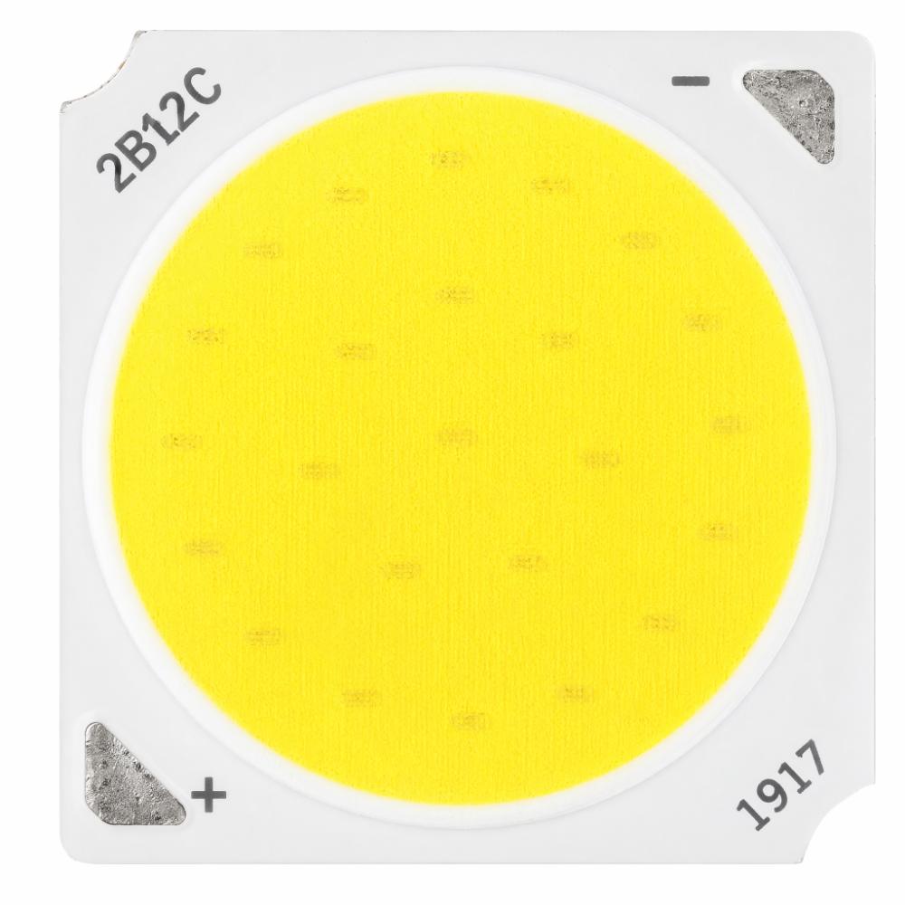 12PCS 1080LM High Power LED Chip 12W Round LED Chip Easy COB Light Source DIY Indoor Lighting