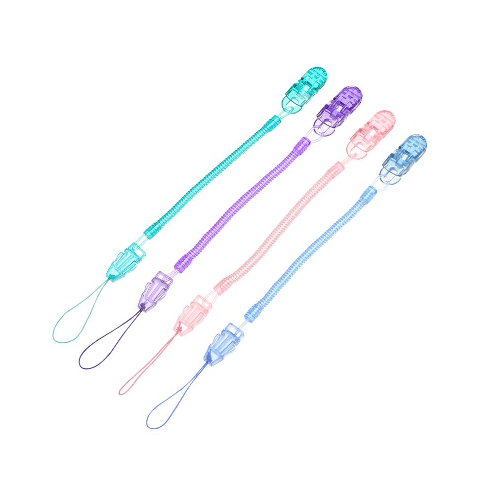 1PC Anti-lost Chain Chew Toy Soother Baby Teething Dummy Clips Nipple Strap Pacifier Chain