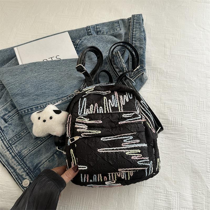 Рюкзак для девочек, дорожный, милый, повседневный, простой, для студентов колледжей, красивый, легкий и модный, летний, для средней школы, школьная сумка