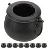 8 pcs Witch Candy Jar Plastic Halloween Cauldron Party Decoration Storage Container For Candy Snacks Props Accessory
