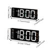 Adjust Brightness Large Digital Clock RGB Colors LED Electronic Clock Table Alarm Clock  Smart Home