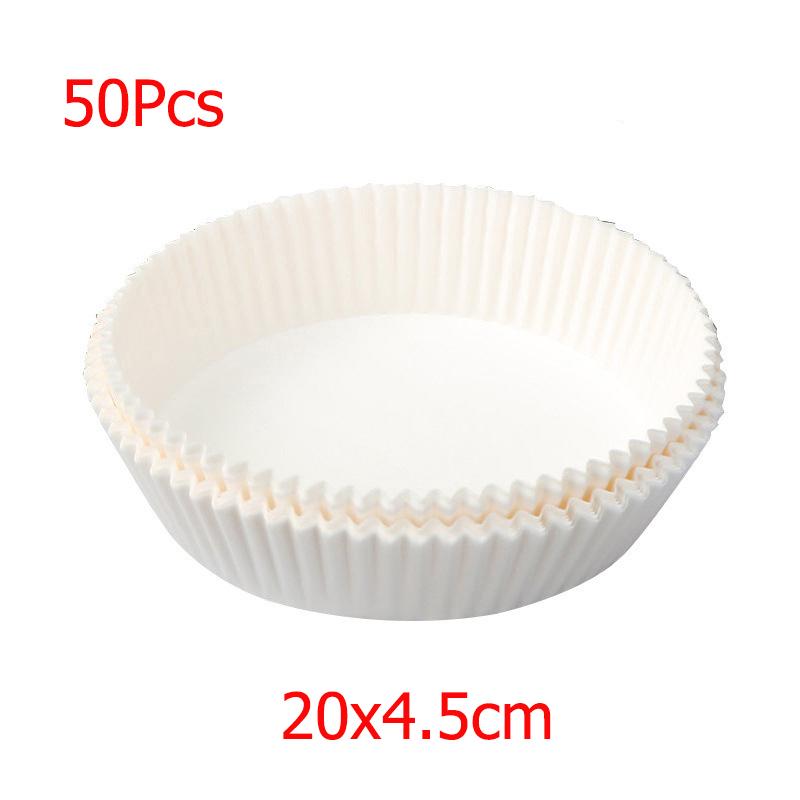 LMETJMA 50 шт. одноразовая бумажная прокладка для фритюрницы с антипригарным покрытием пергаментная бумага для выпечки микроволновая печь бумага JT452