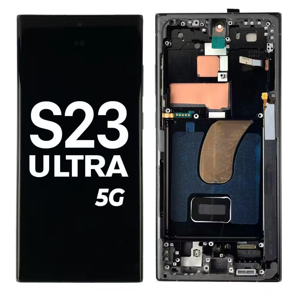 Совместимая сборка экрана для Samsung Galaxy S23 Ultra SM-S918B/SM-S918U Дисплей