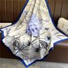Fashionable Scarf for Woman 90*90cm Square Large Sun Protective Scarf Summer Travel Sun Protective Scarf