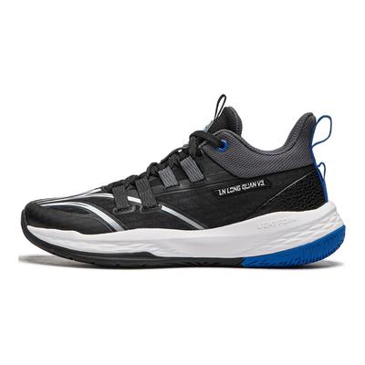 Баскетбольные кроссовки Li Ning Kids Long Fist V3 Low Top с амортизацией, детские кроссовки черного цвета YKBU066-5