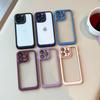 Подходит для iPhone14 прозрачный акриловый чехол для мобильного телефона Apple 13Promax защитная крышка с подушкой безопасности против падения, пленка для объектива