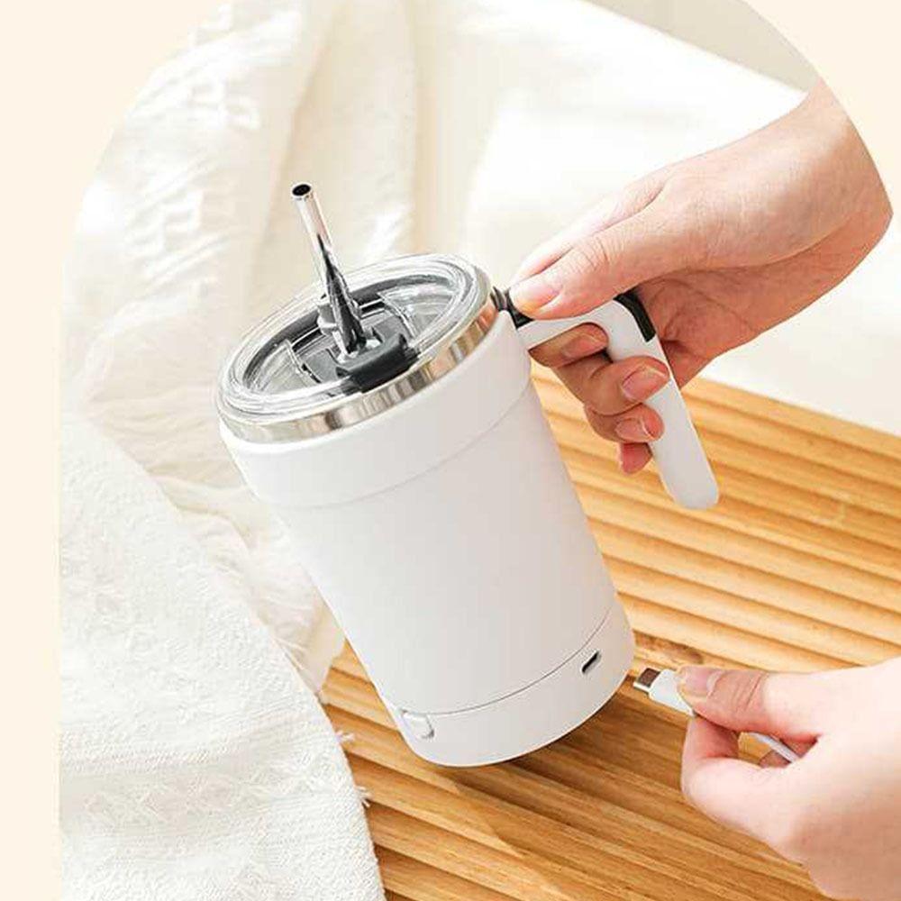 Автоматическая магнитная кружка для перемешивания из нержавеющей стали объемом 380 мл. Кружка для самостоятельного перемешивания сухого молока.