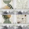 Nordic Plant Pattern Tapestry Aesthetic Home Room Decoration Bohemian Hanging Large Cloth Autumn Simple Bedroom Carpet