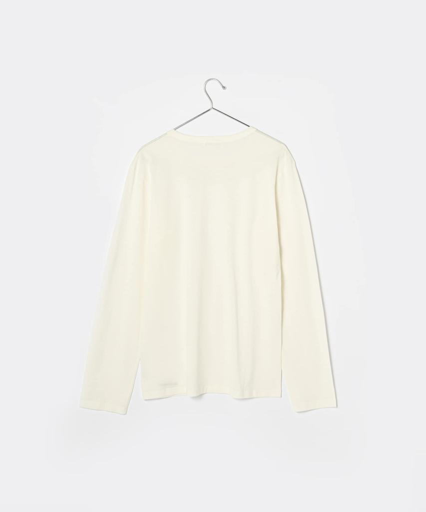 Jil Sander Long Sleeve J47GC0013J45031 White Men's T-Shirt [Used]