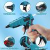 Ansodo Rechargeable Glue Gun, 90S Rapid Heat-Up, 7mm Cordless, Heat-Resistant Hot Melt Glue Gun, Compatible with Traditional 18-21V Batteries, Include