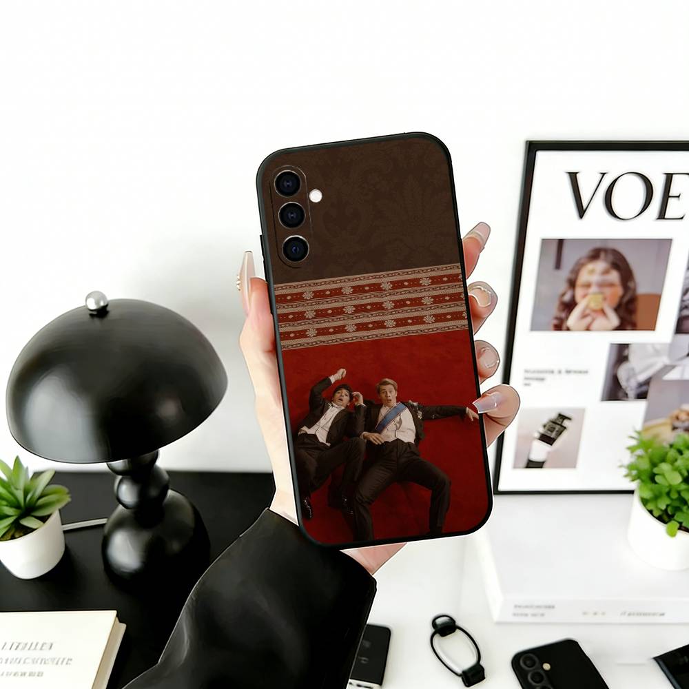 R-RW & RB Film Phone Case Black Silicone Soft For Samsung Galaxy A73,A72,A71,A70,A53,A52,A51