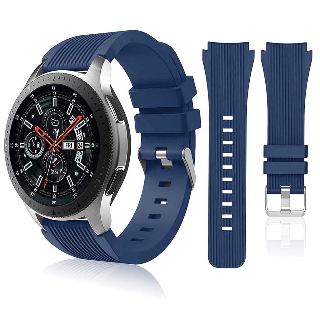 22мм 20мм Силиконовый ремешок для Samsung Galaxy Watch 3 45мм/ GT2 46мм/Gear S3 Браслет для Amazfit Balance GTR 47мм Ремешок