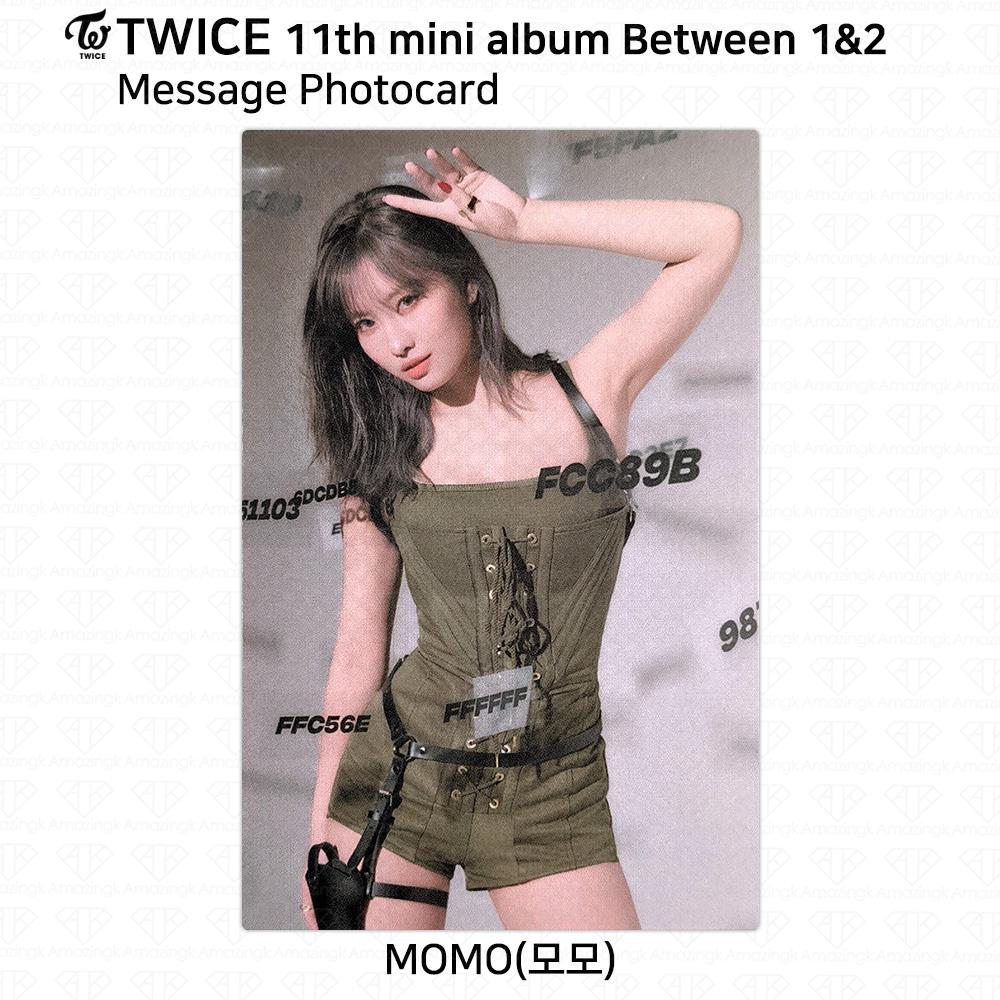 Twice 11-й мини-альбом между 1 и 2 Momo, фотокарточка, открытка, наклейка Polaroid POB