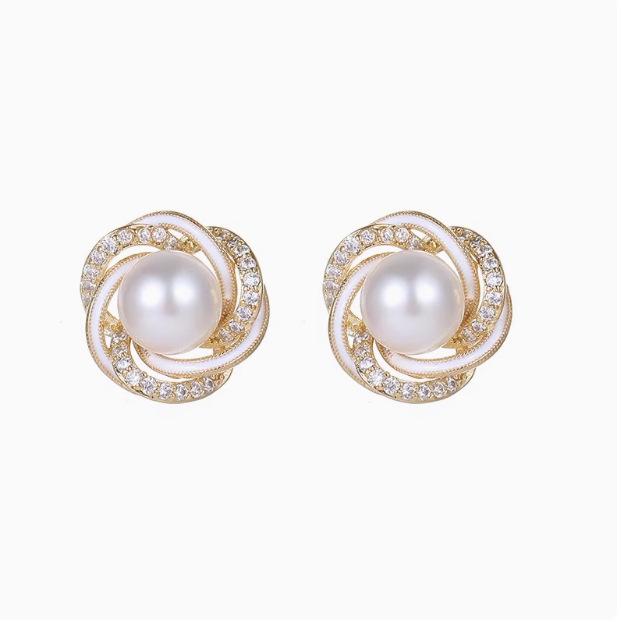 Элегантные французские серьги класса люкс из серебра 925 пробы для женщин – Изысканный и универсальный дизайн высокого класса