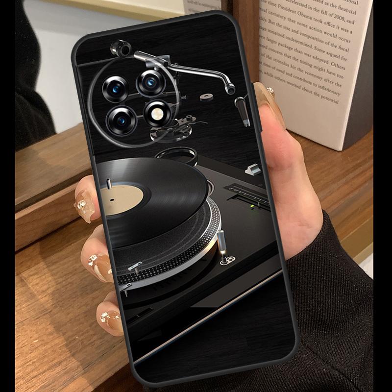 Vinyl DJ Record Art Case For OnePlus Nord 5 CE 2 3 4 Lite N20 N30 OnePlus 15 R 13R 12R 10T 13T 10 11 12 13 Cover
