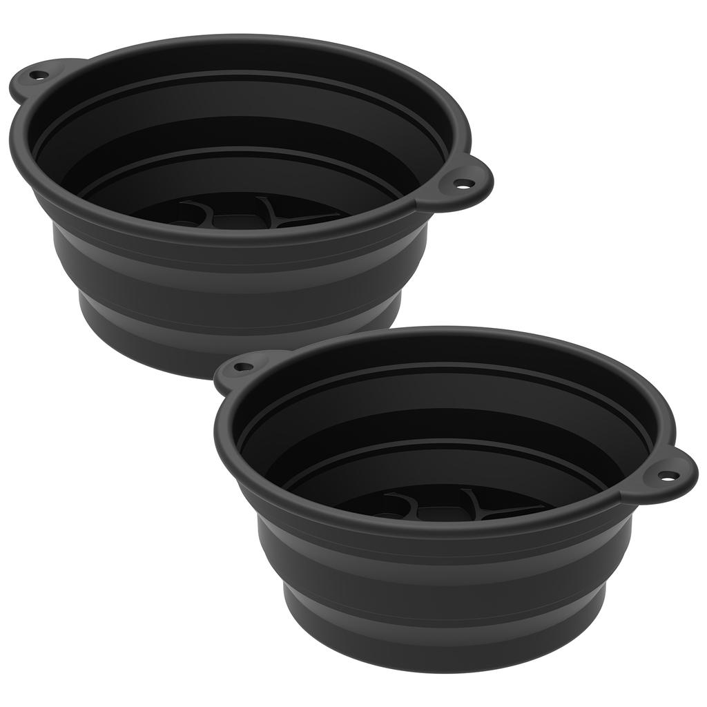 2 шт. Силиконовая миска для льда для лица, складная ледяная ванна, умывальник для лица со встроенным подносом, портативный умывальник для дома, путешествий