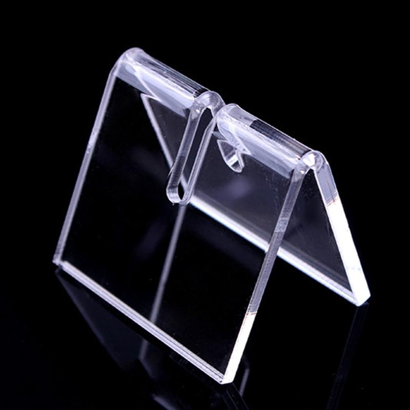 Portable Clear Knife Display Rack Holder Organic Glass Commodity Shelf Knife Holder 3.5/4.5cm 2 Sizes Kitchen Tool