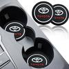 1/2pcs Silica Gel Car Coaster Water Cup Anti-slip Pad For Yaris Corolla Avensis Aygo Vitz Vios Yaris Mark-X Mirai