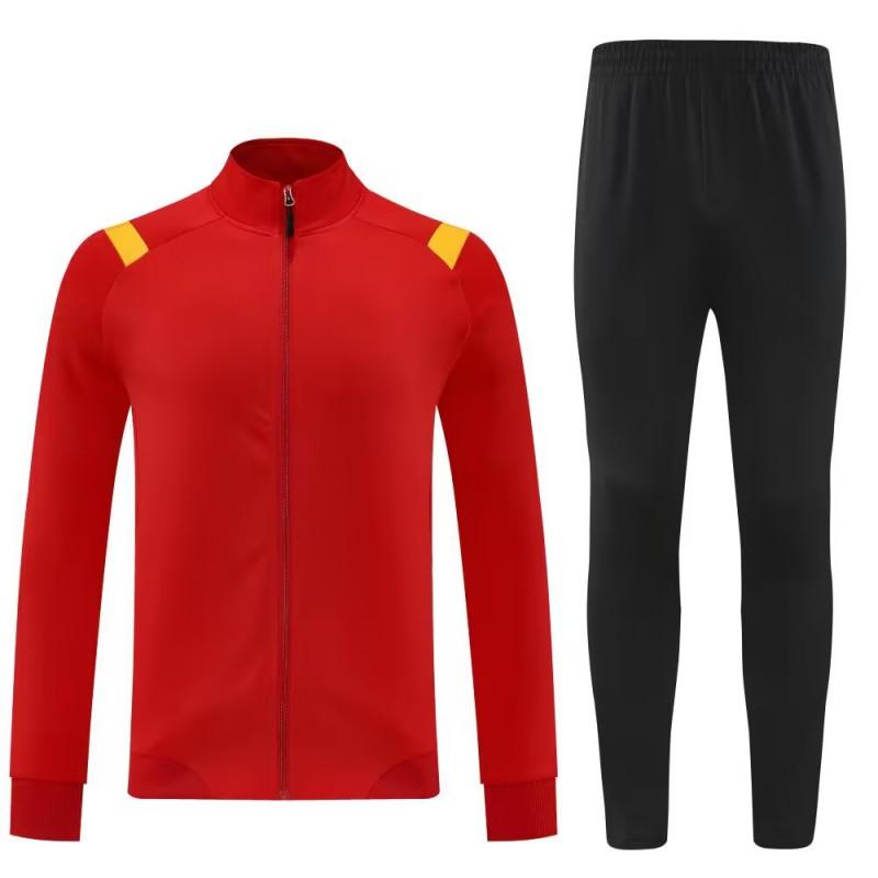 Quick-Dry Long Sleeve Zip-Up Training Top Men Women Football Gym Running Winter Sportswear