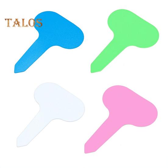 100 шт. этикеток для растений T-образной формы, водонепроницаемые маркеры для растений, многоразовые бирки для идентификации растений, маркер для питомника, знаки для рассады цветов, сорта