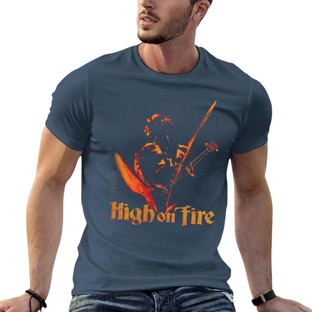 High On Fire Band Tshirt Unisex T Shirts Graphic T Shirts For Unisex Slim Fit Cotton T Shirts Unisex 100 Tshirt