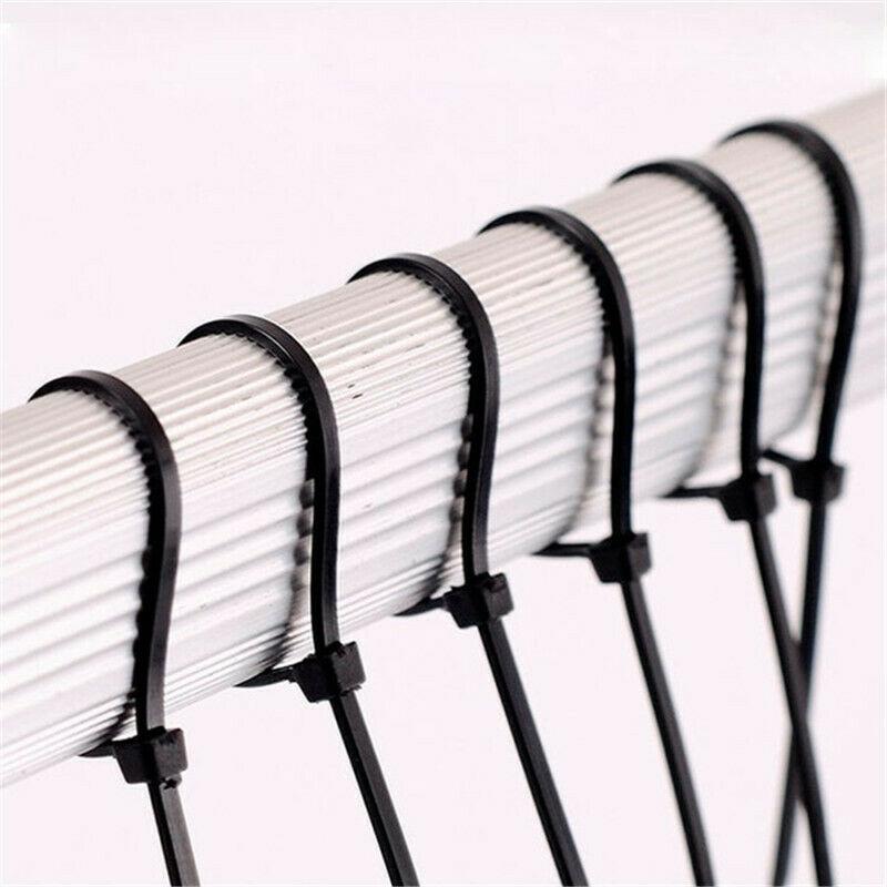 100 шт. сетевой нейлоновый пластиковый кабельный ремень с застежкой-молнией