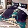 Custom Name Text 3Pcs Bedding Set Foo Fighters Duvet Cover And Two Pillowcases