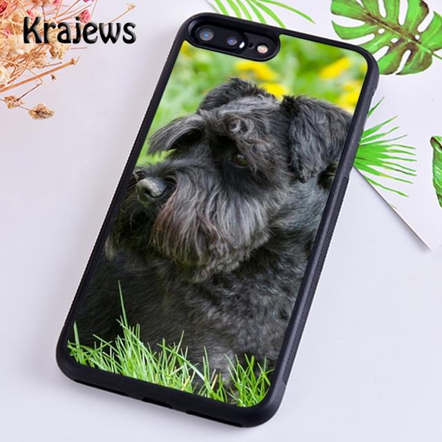 Krajews Miniature schnauzer puppy dog Phone Case Cover For iPhone 17 Air 16 15 14 plus 12 pro max coque Fundas