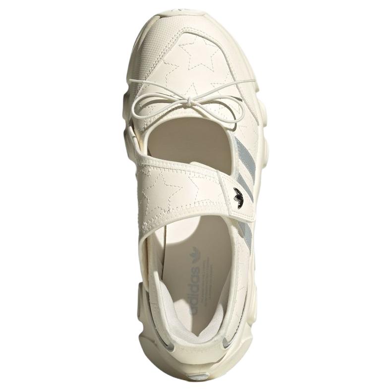 Adidas AdiFOM Megajane Молочно-белые с голубым гало Женские кроссовки Крем Белоснежный JR4497