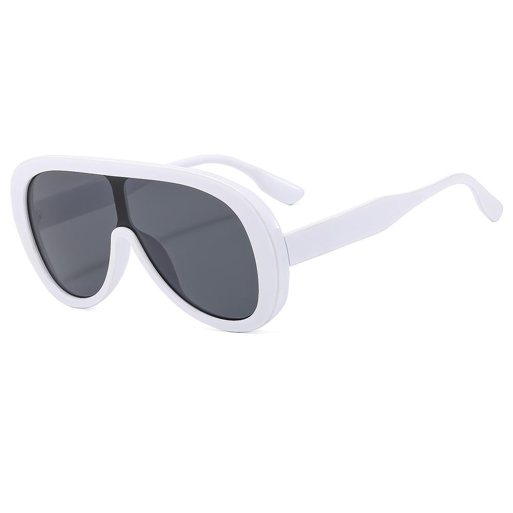W68225 Sunglasses PC Frame Oversized Unisex Men Women Korean Style Driving UV400 Europe and America Trend Retro Sun Sunglasses