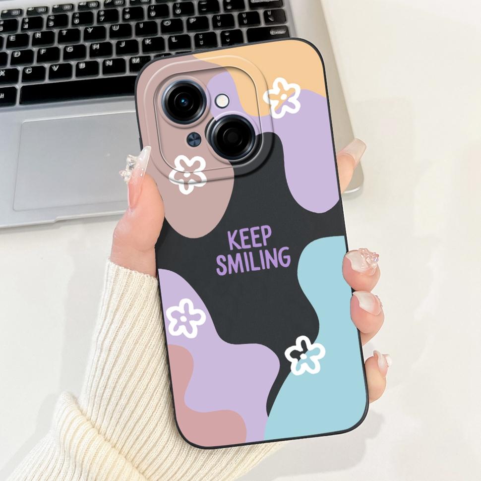 Чехол для Tecno Spark Go 1 Go1 Милый Мультяшный Чехол Мягкий Силикон Fundas Чехол для Телефона Для Tecno SparkGo Spark Go 2025 Задняя Крышка Capa