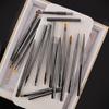 Yousheng Nail Art Pen Easy to Use Apply Smoothly Metal Magnetic Body Brass Pen Bucket Flexible Bristles Manicure Art Wear-resistant Nail Art