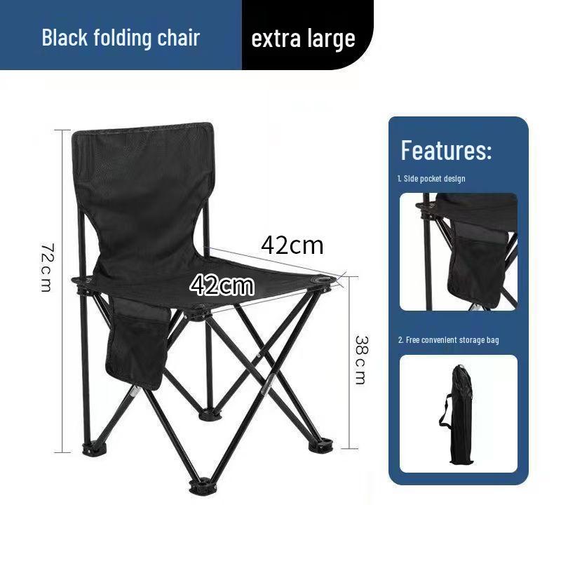 Cross-border Portable Camping & Picnic Chair for Art Students