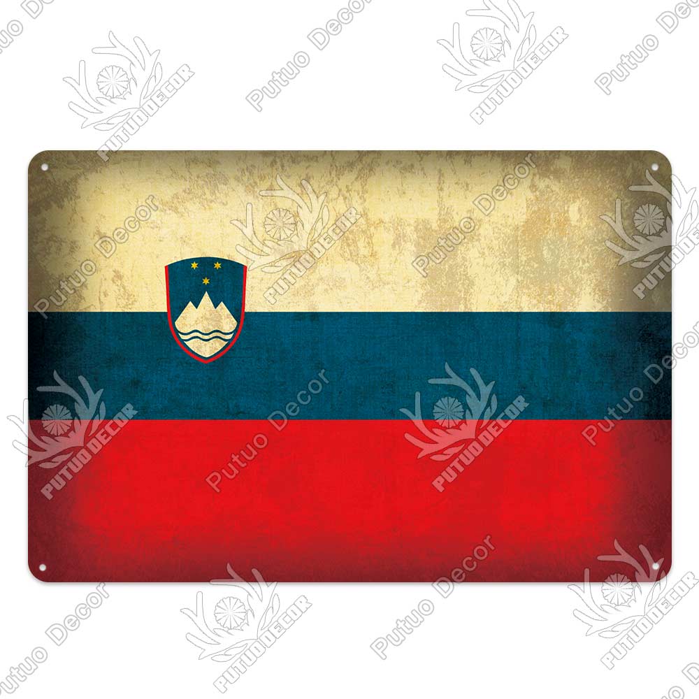 Decor Flag Vintage Metal Sign Tin Sign Decorative Plaque Wall Decor Bar Pub Man Cave Living Room Home Door Decoration