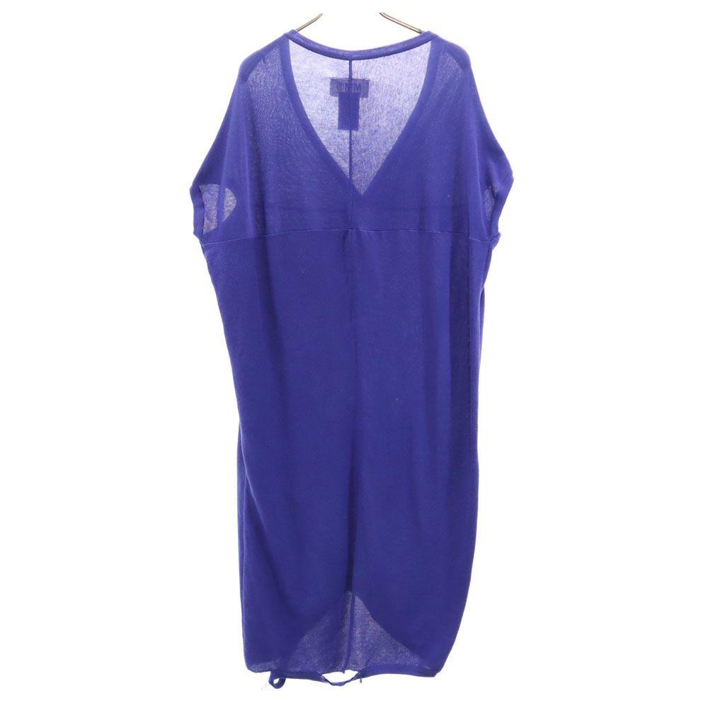 Maison Martin Margiela сделано в Италии без рукавов V-образный вырез хлопковый трикотаж цельное платье Женское Б/У