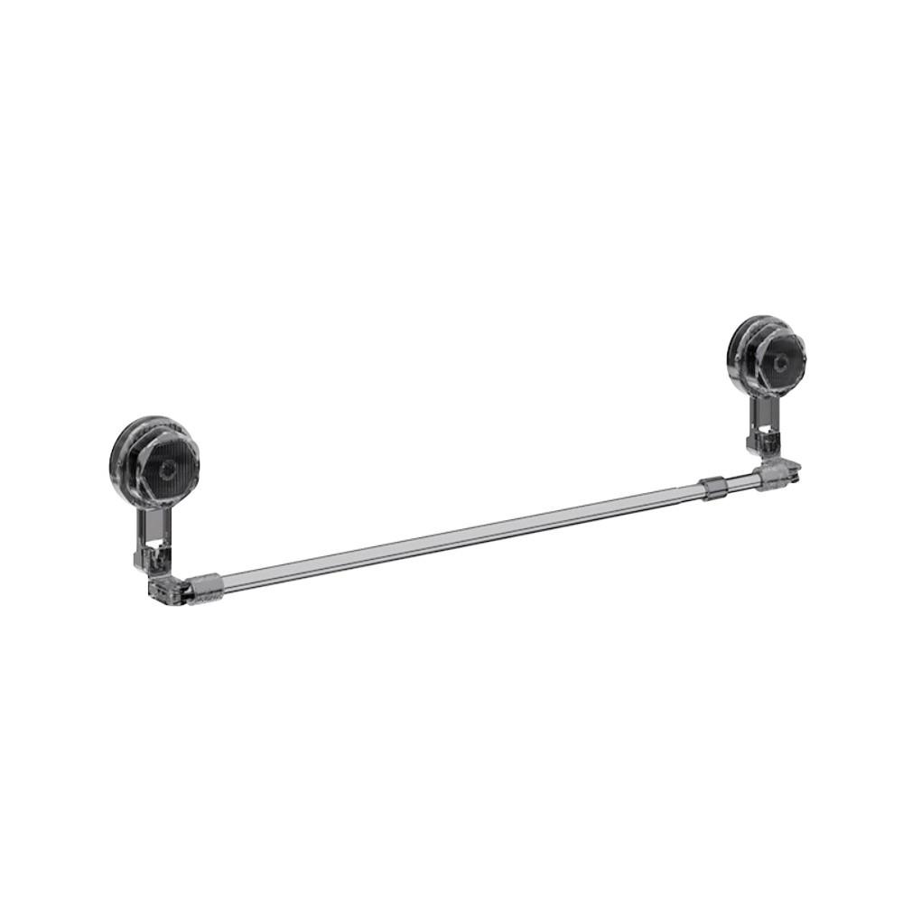 Adjustable Suction Cup Towel Rack Wall Mounted Towel Hanger Bathroom Towel Rack Bathroom Home