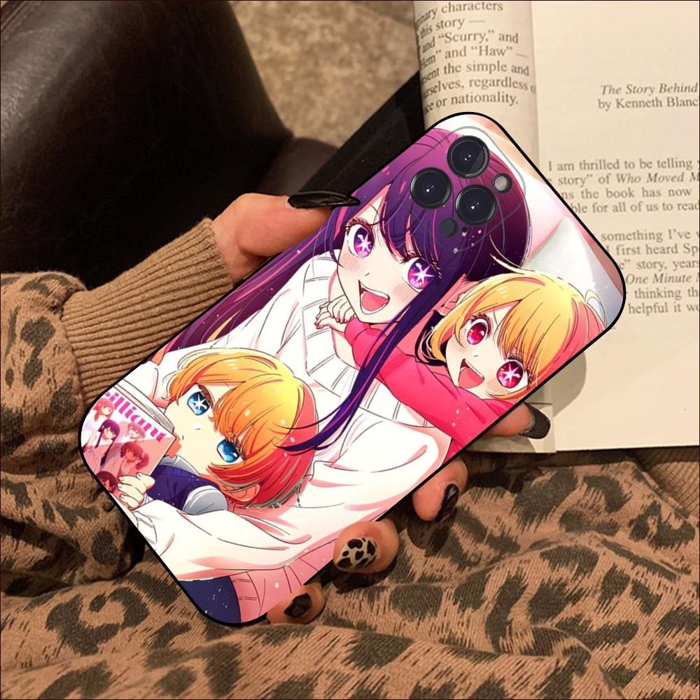 Чехол для телефона с изображением Аниме Оши но Ко Хосино Ай Для iPhone 15 14 11 12 13 Mini Pro XS Max Чехол 6 7 8 Plus X XR SE 2020 Funda Shell
