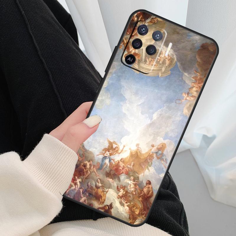 Милый ангел Эстетика Чехол Для Oppo A54 A74 A94 A18 A57 A17 A77 A38 A58 A78 A98 A80 A60 A40 A96 A76 A16 A15 A5 Pro