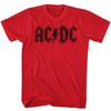 Acdc Vintage Rock Band Logo Album Heavy Metal Concert Tour Merch Unisex T-shirts