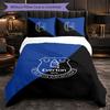 Everton Football 3 Piece Bedding Set Soft Duvet Cover Set with Pillowcases Printed Bedroom Decor Set for Home
