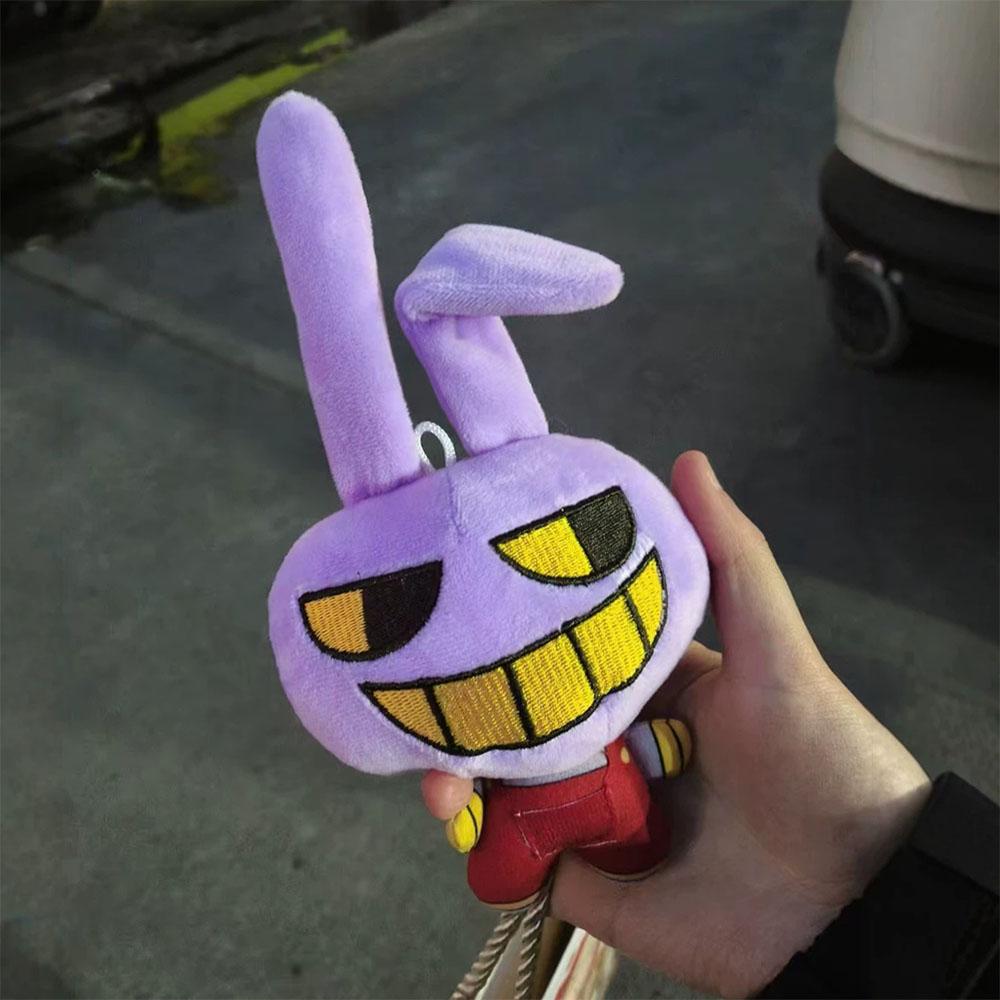 10cm Jax Pomni Pendant Stuffed Toy Backpack Plusie TV Amazing Digital Circus Clown Plush Doll Kids Fans Gift Ornament Collect