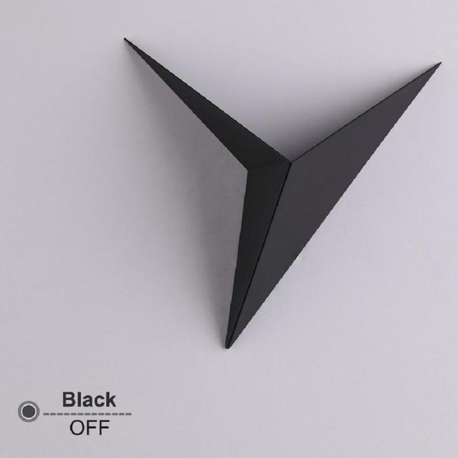 Indoor Wall Lamps Nordic Style Modern Triangle Shape LED Wall Lamps Living Room Lights 3W AC85-265V Simple Lighting
