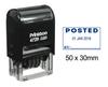 Printtoo Office Stationery Dater Stamp With Posted By Text And Sign Space Self Inking Rubber