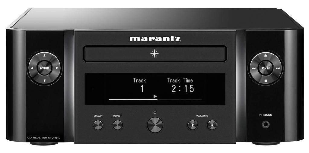 Marantz Marantz CD-ресивер с широким разрешением FM, совместимый с источником звука, черный M-CR612, совместимый с Bluetooth/Airplay2/высокий M-CR612/FB